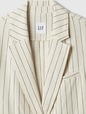 Relaxed Linen-Blend Blazer