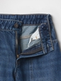 Kids High Rise Seamed Barrel Jeans