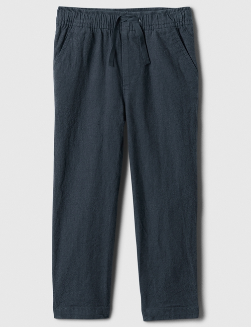 babyGap Linen-Blend Tapered Pull-On Pants