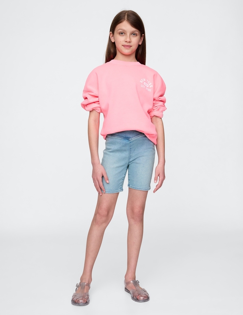 Kids Denim Bike Shorts