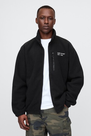 Gap Logo Arctic Fleece Zip Jacket