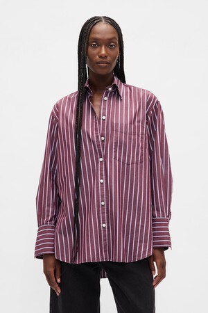 THE BIG SHIRT - POPLIN STRIPES