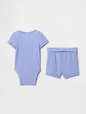 Baby Grow-With-Me TinyRib Outfit Set