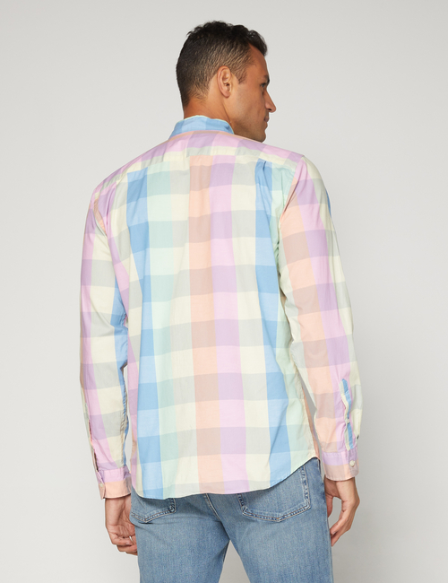 Stretch Poplin Shirt in Slim Fit