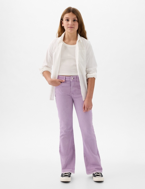 Kids High Rise '70s Flare Jeans