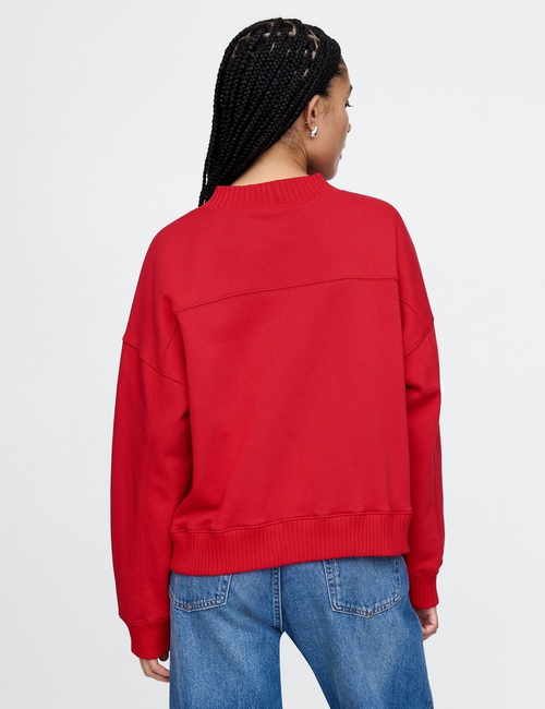 Vintage Soft Mockneck Logo Sweatshirt