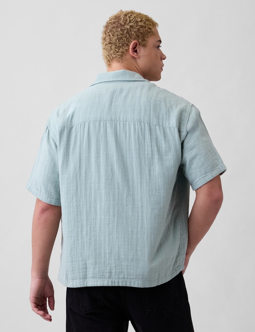 Boxy Gauze Vacay Shirt