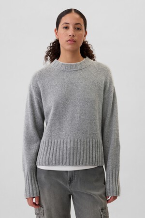CashSoft Relaxed Crewneck Sweater
