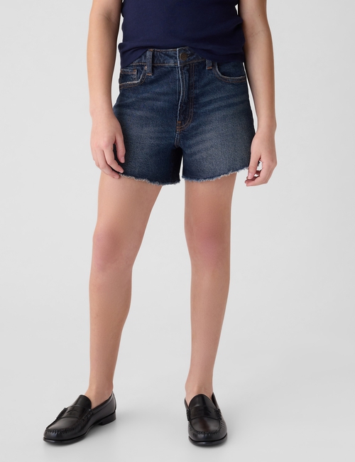 Kids High-Rise Denim Shorts