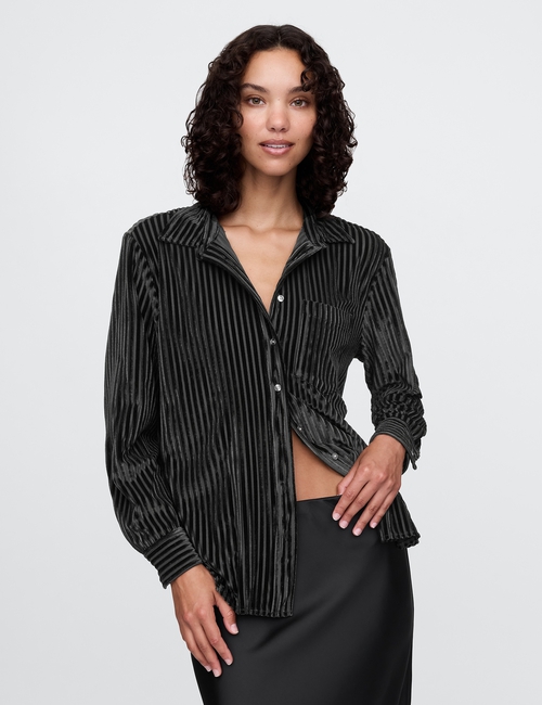Velvet Relaxed Shirt