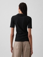 Ribbed Polo Shirt