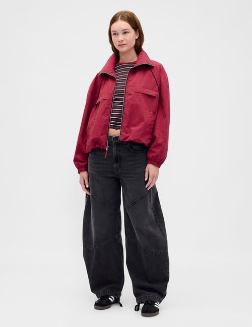 Stranger Things Flannel-Lined Track Jacket