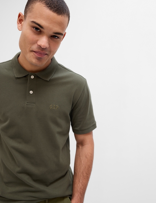Gap Logo Pique Polo Shirt