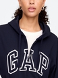 Relaxed Gap Logo Zip Hoodie