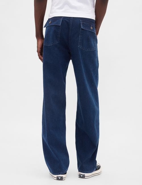Canvas Baggy Trouser Jeans