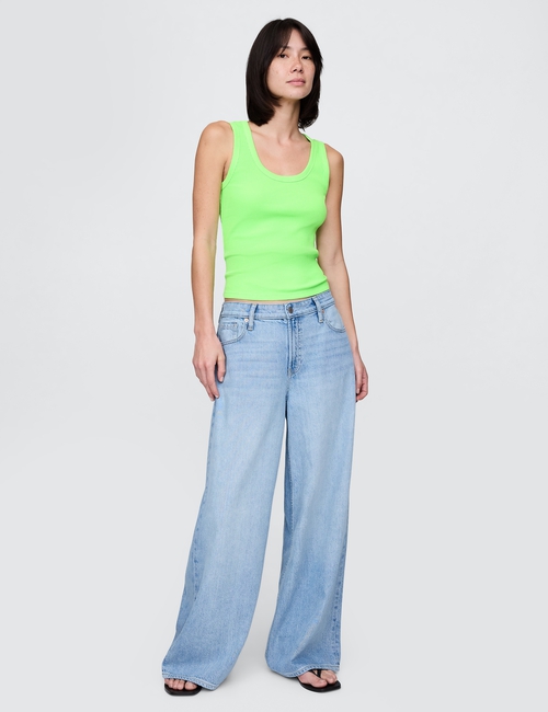 Rib Scoop Tank Top