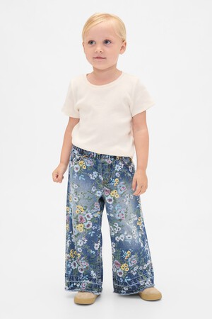 BAGGY JEAN - FLORAL PRINT