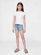 Kids Low Rise Stride Denim Shorts