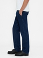 STRAIGHT FIT DARK WASH TROUSER