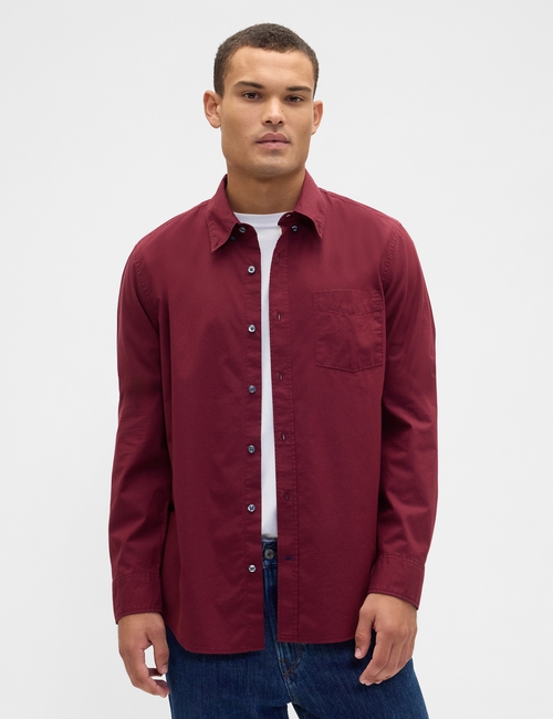 V-LS STANDARD STRETCH POPLIN