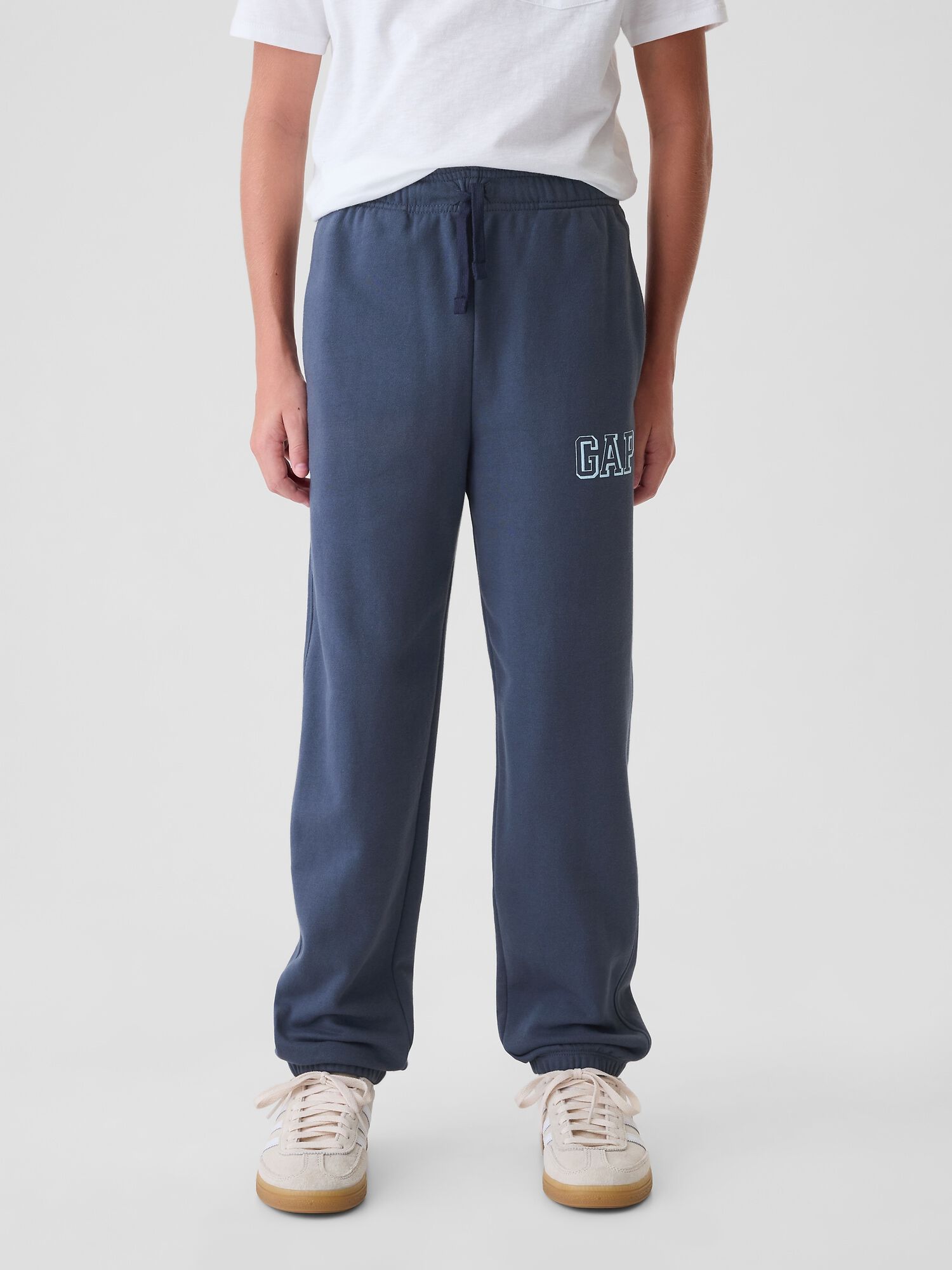 Shop Kids Relaxed Gap Logo Joggers for Boys GAP UAE