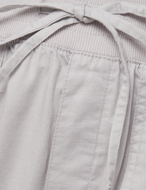 Ribbed Twill Joggers