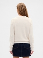 Cable-Knit Crewneck Sweater