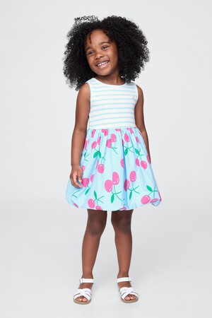 Baby & Toddler Mixed Media Bubble Dress