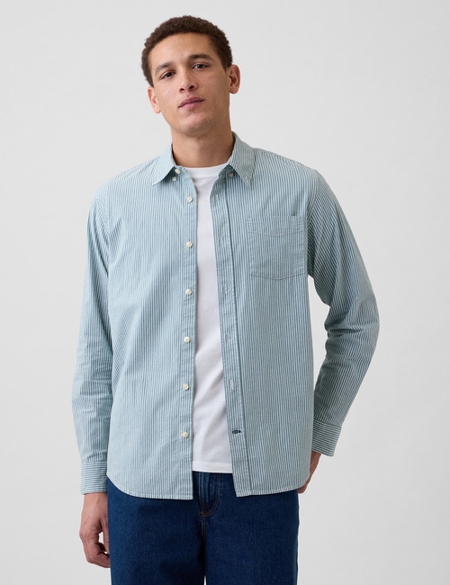 V-LS STANDARD STRETCH POPLIN