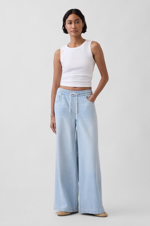 Mid Rise UltraSoft Easy Baggy Jeans