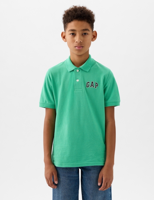 Kids Gap Logo Pique Polo Shirt