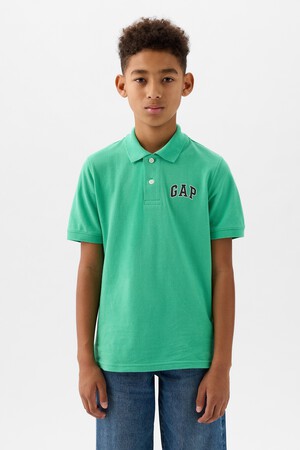 Kids Gap Logo Pique Polo Shirt