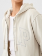 Relaxed Gap Logo Sherpa-Lined Zip Hoodie