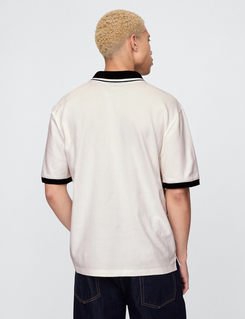 Athletic Logo Pique Polo Shirt