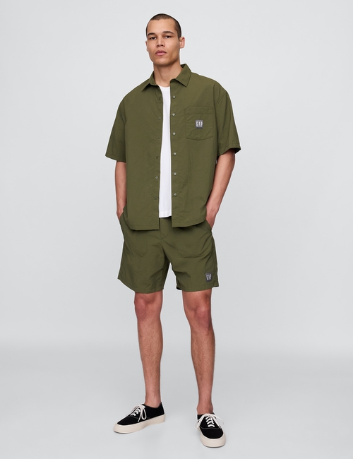 100% Recycled Relaxed Nylon Shirt