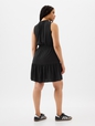 Sleeveless Splitneck Mini Dress