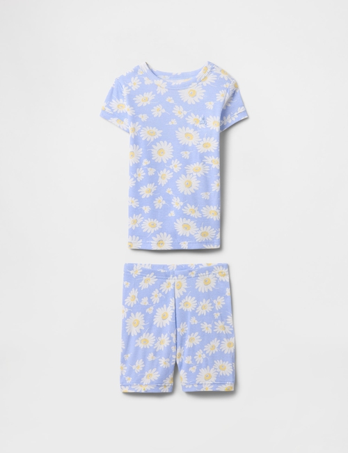 Baby & Toddler Organic Ribbed Cotton PJ Set