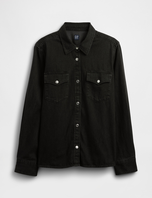 V-LAZIO DENIM WESTERN SHIRT