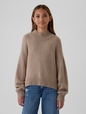 Kids CashSoft Oversized Mockneck Sweater