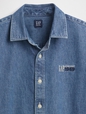 Kids Logo Denim Shirt