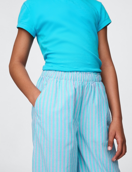 Kids Poplin Baggy Pants