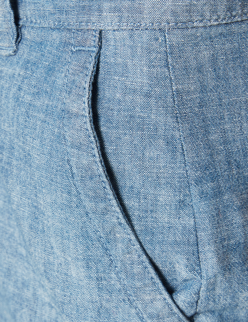 9" Chambray Bermuda Shorts