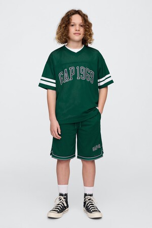 Kids GapFit 8.5" Mesh Pull-On Shorts