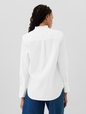 Classic Poplin Ruffle Shirt