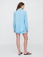 Linen-Blend Easy Shirt