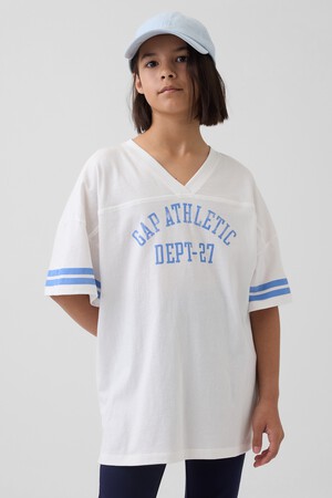 Kids Oversized Gap Athletic Jersey T-Shirt