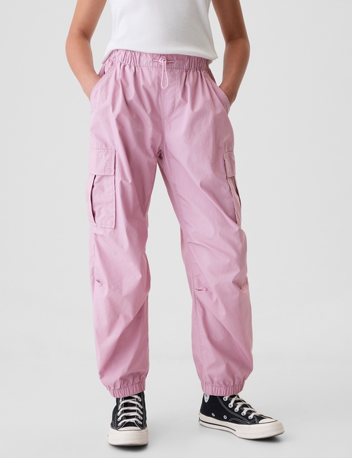Kids Pull-On Cargo Parachute Pants