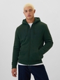 Gap Logo Sherpa-Lined Zip Hoodie