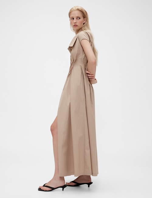 GapStudio Poplin Maxi Shirtdress