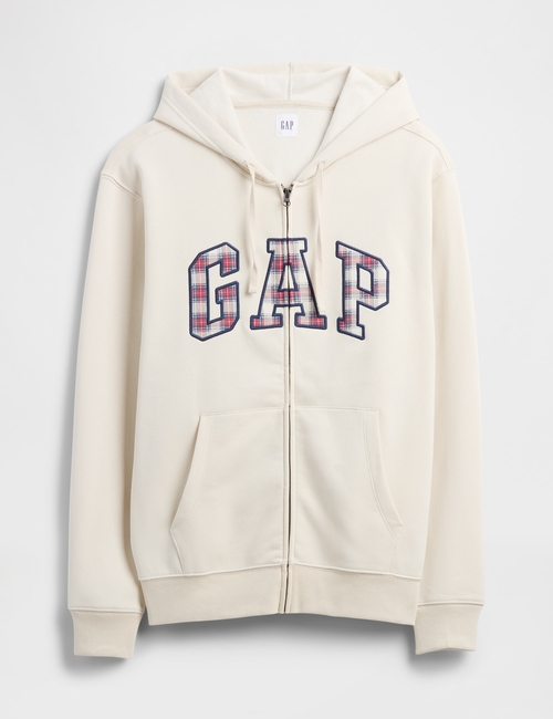 Relaxed Gap Logo Zip Hoodie